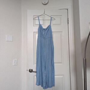 Chambray jumpsuit